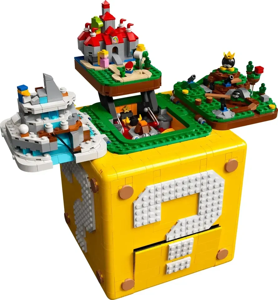 Brand New Lego Super Mario 64 Question Mark Block - photo 2