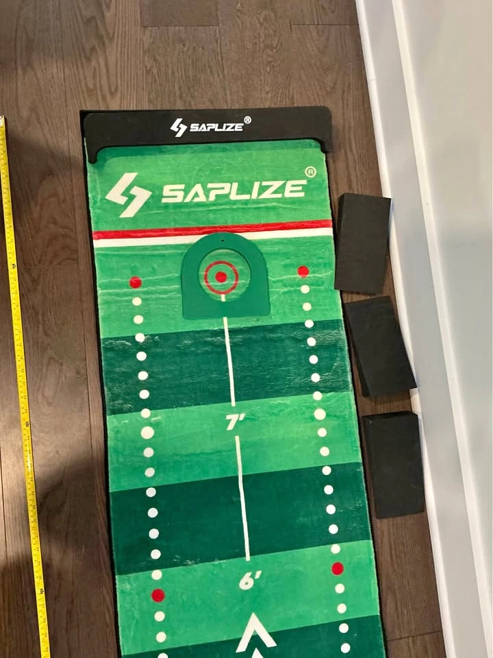 Putting Training Mat with Ball Traces & Accessories