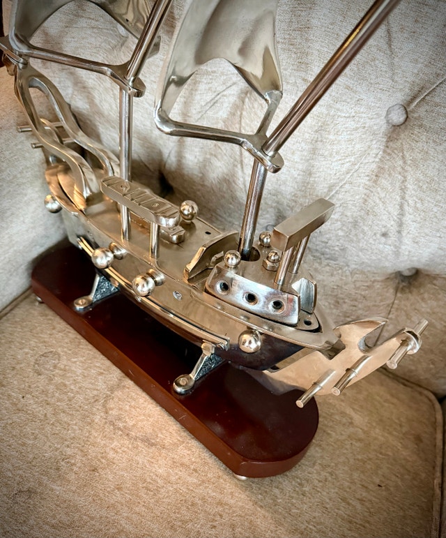 Sailboat Model (Wood & Metal) - photo 3