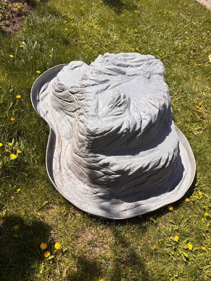 Grey Speckled Preformed Pond Liner 38"x28"x15" 60 Gallon - photo 5