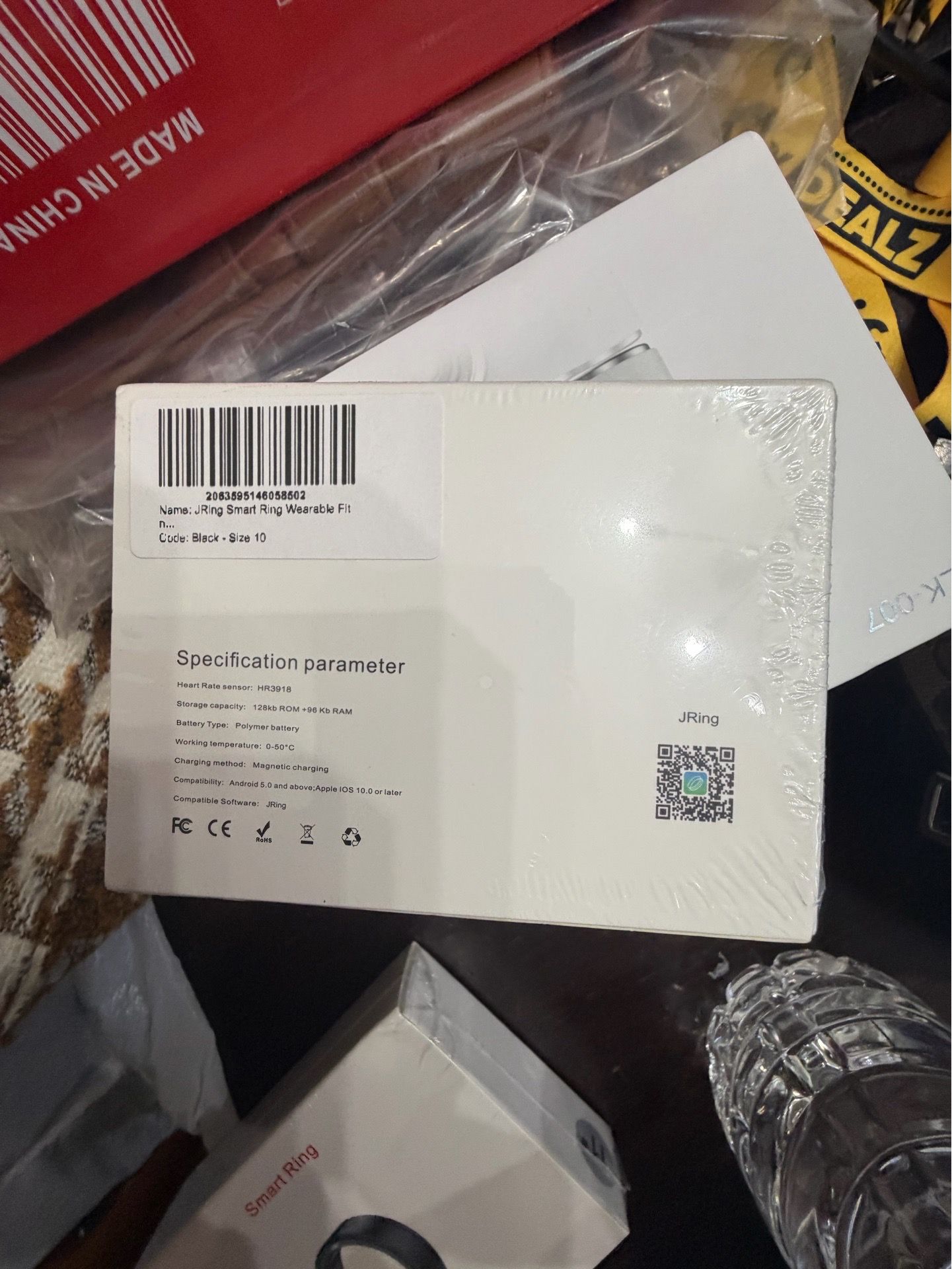 JRing Smart Ring Size 10 NIB - photo 2