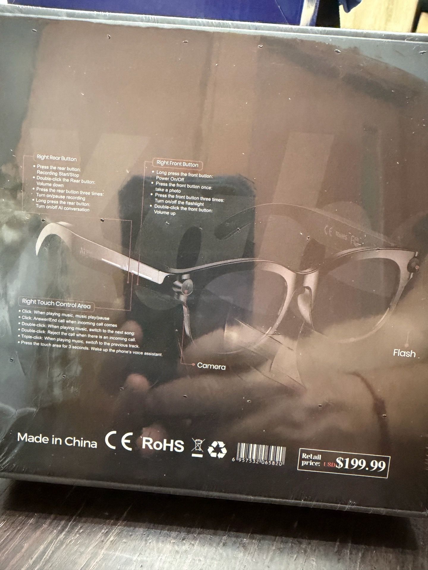 Nortech AI Glasses Bluetooth Photo Video Wifi - photo 4