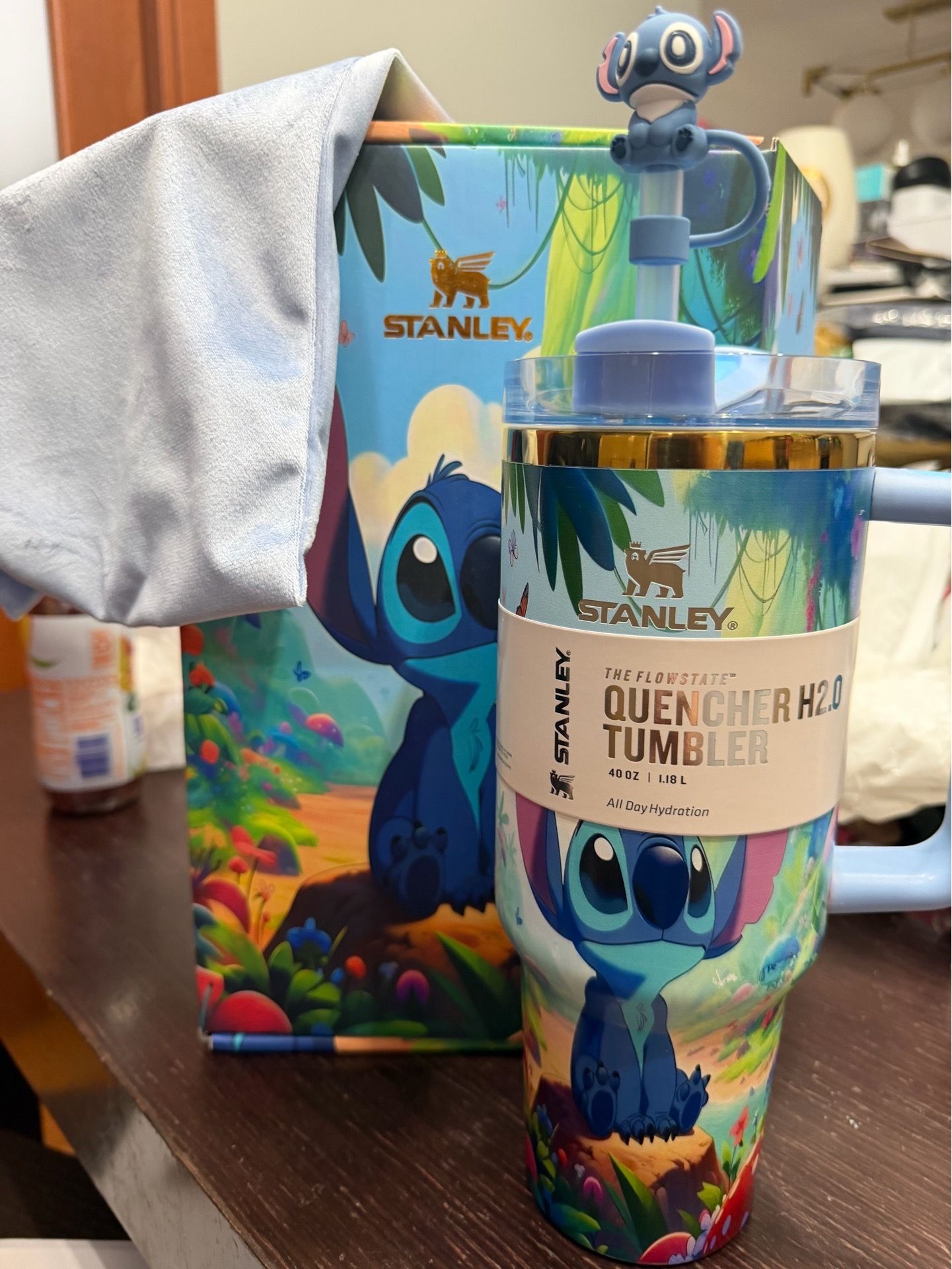 Stitch Tropical Sunset Tumbler - Stanley Style