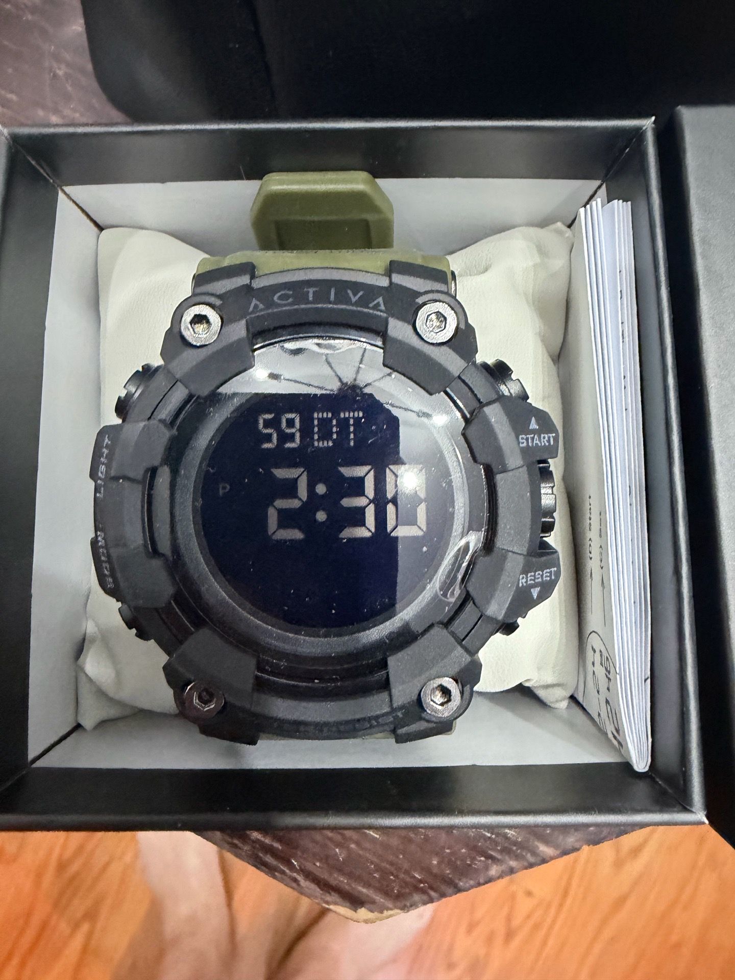 Invicta Activa Hexstrike X Digital Men's Watch - 56mm, Army Gree