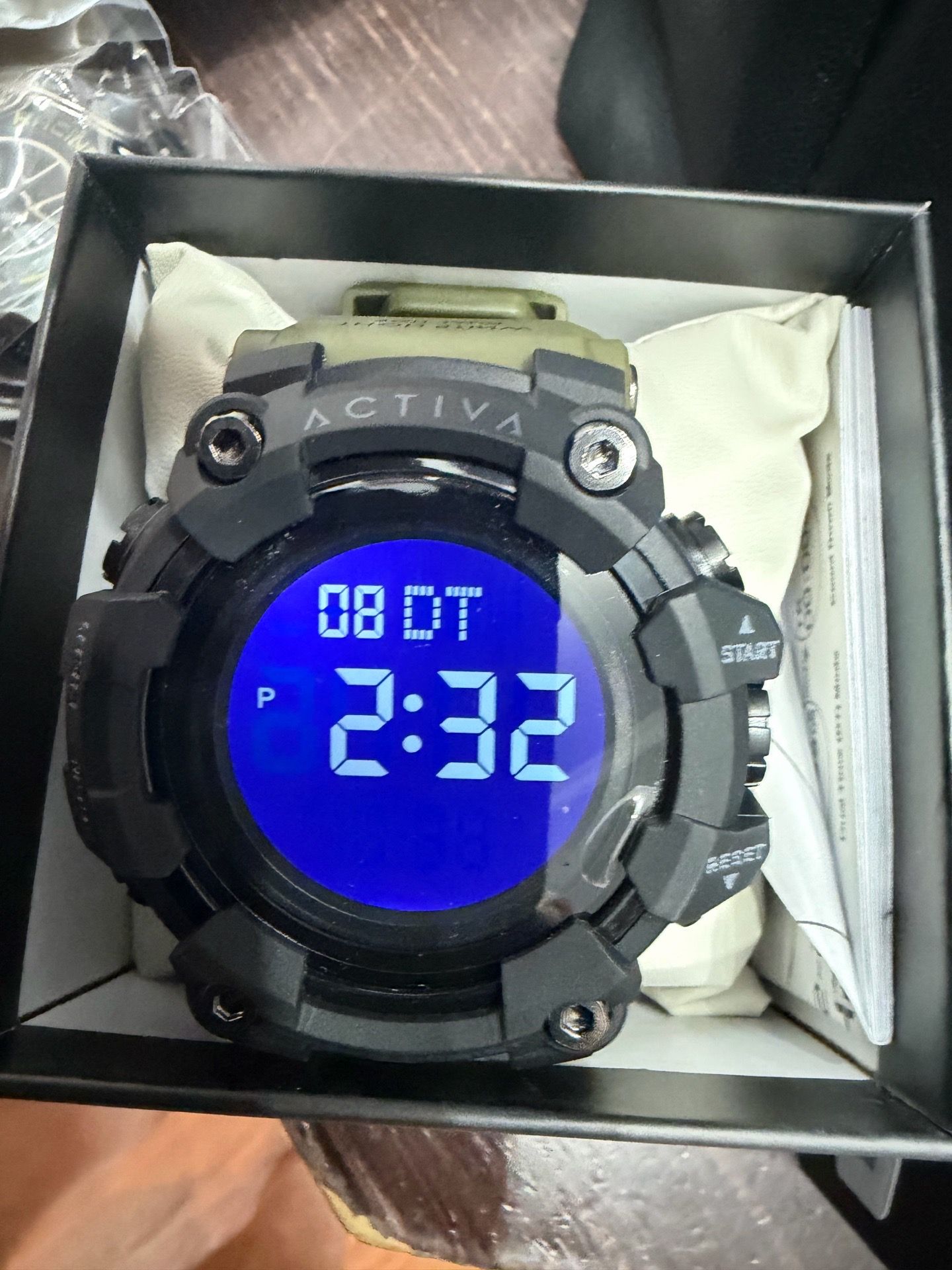 Invicta Activa Hexstrike X Digital Men's Watch - 56mm, Army Gree - photo 3