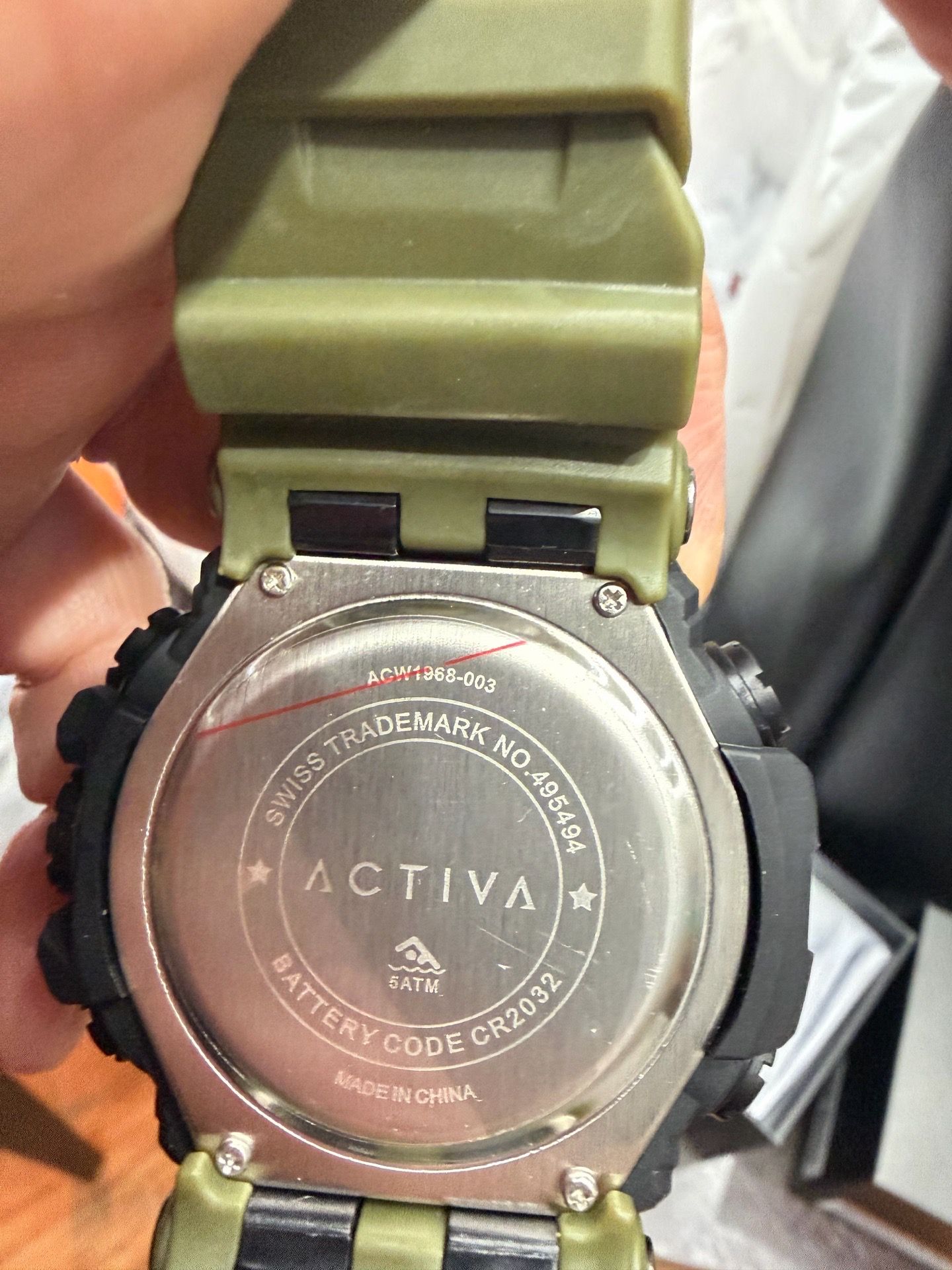 Invicta Activa Hexstrike X Digital Men's Watch - 56mm, Army Gree - photo 4