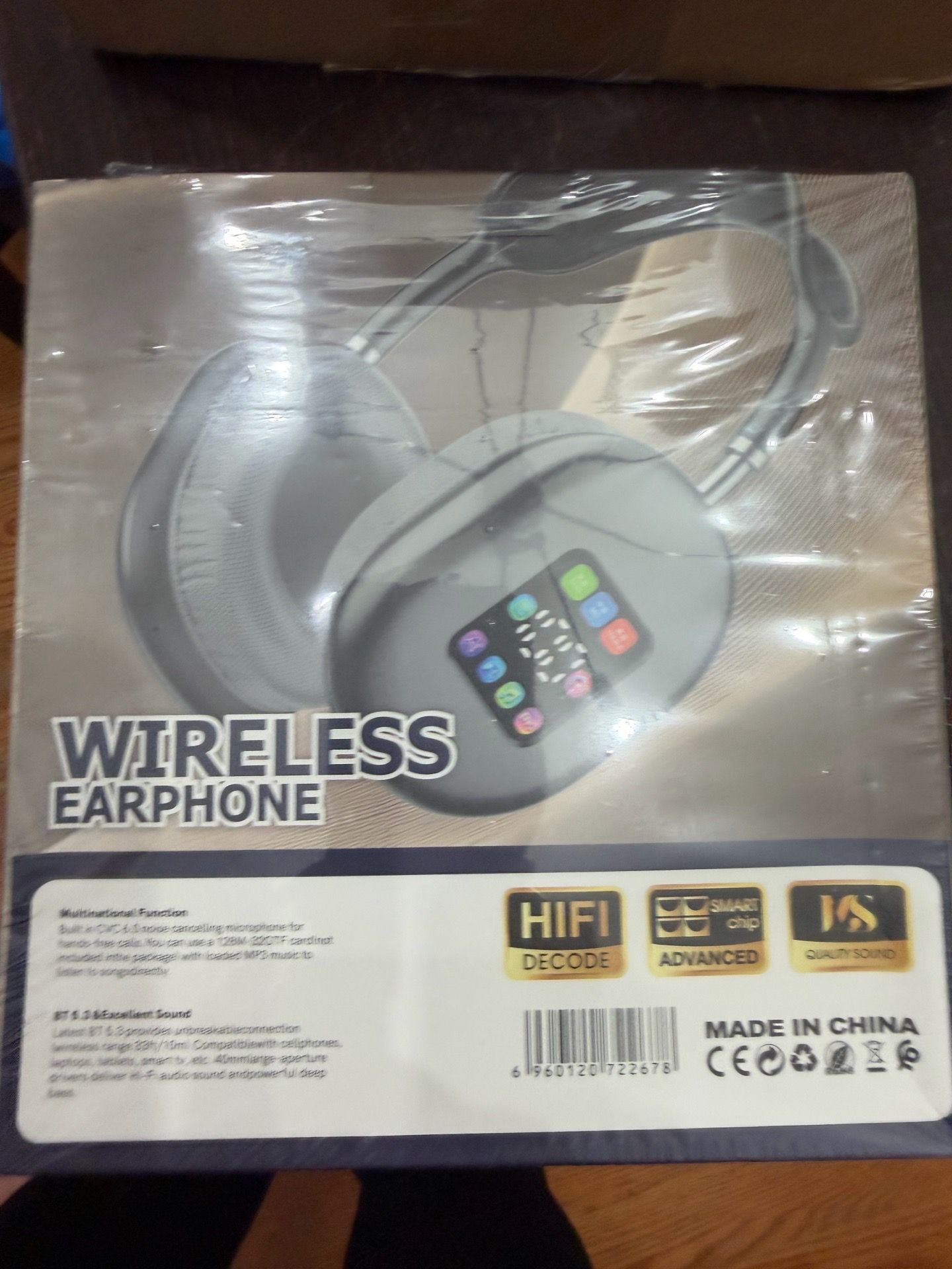 Wireless Headphones & C900 Ultra 3 Smartwatch Bundle - photo 3
