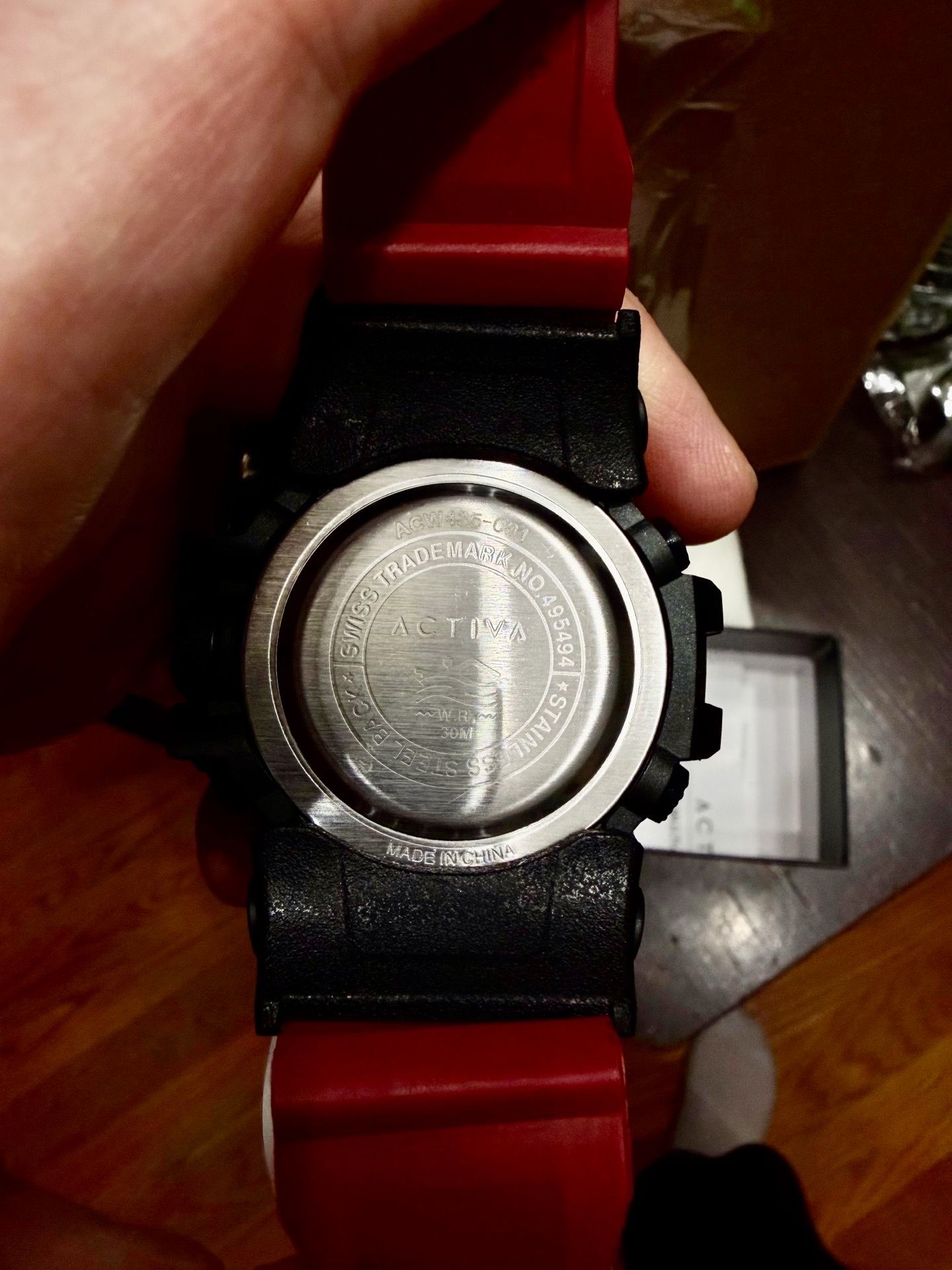 Activa Invicta Men's Digital Watch - Red - photo 5