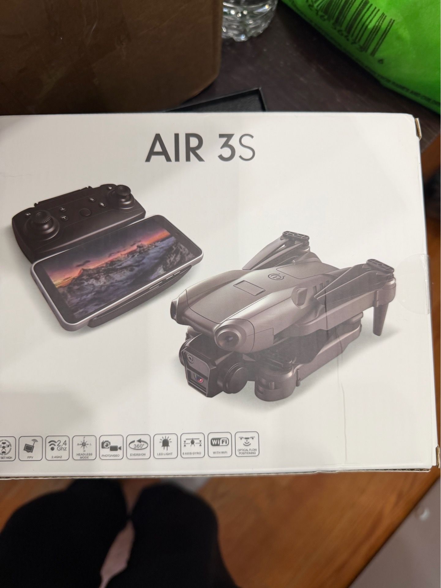 Brand New AIR 3S Camera Drone LED Light Foldable WiFi FPV NIB