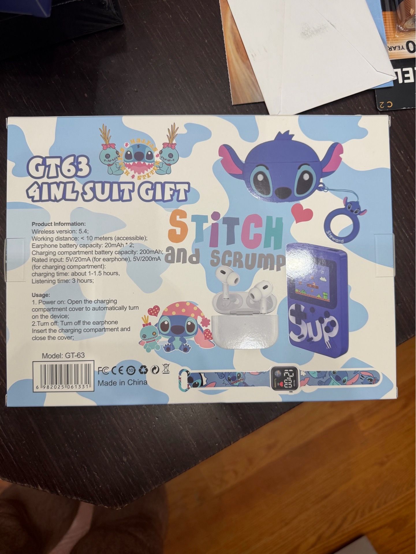 Sonic 4 in 1 Gift Watch, Earbuds, Case + 500 Games - photo 4