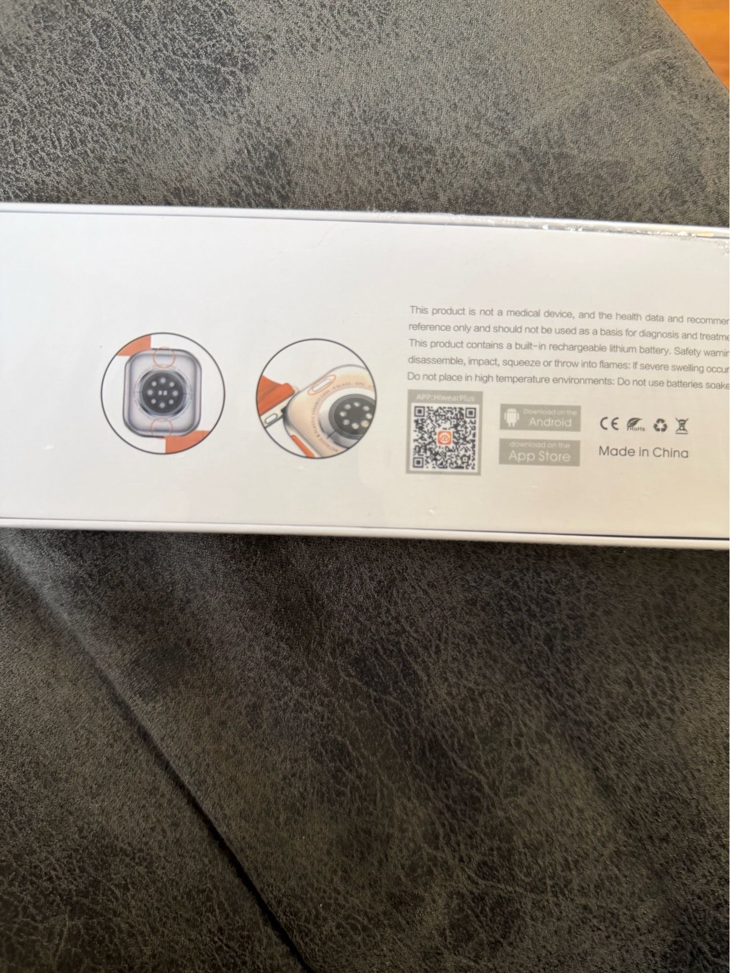 S11 X Max Smart Watch Silver Case Beige Silicone Band - photo 3