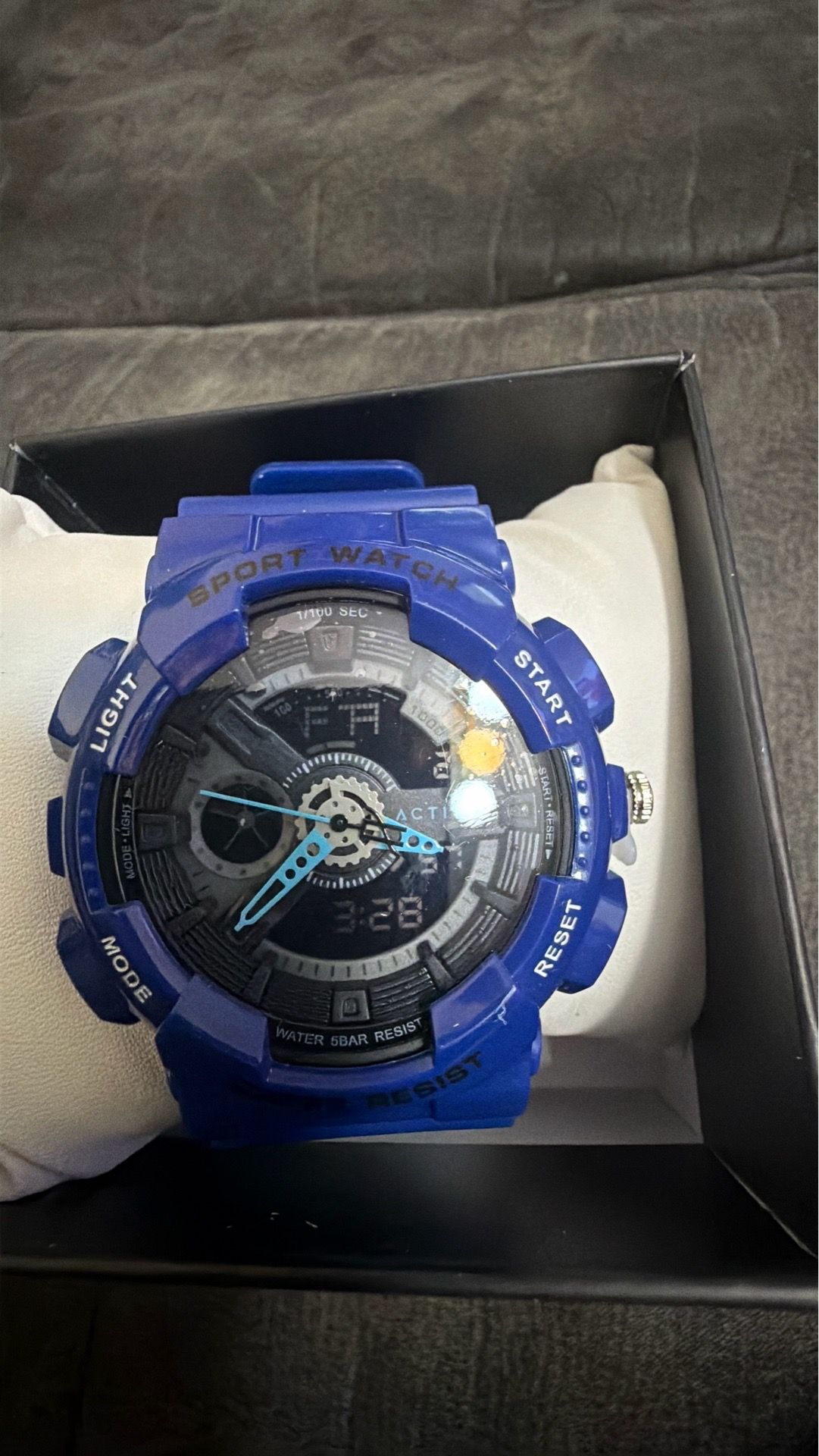 Activa Pixel Midnight Wave X Invicta Digital Watch - 50mm Purple