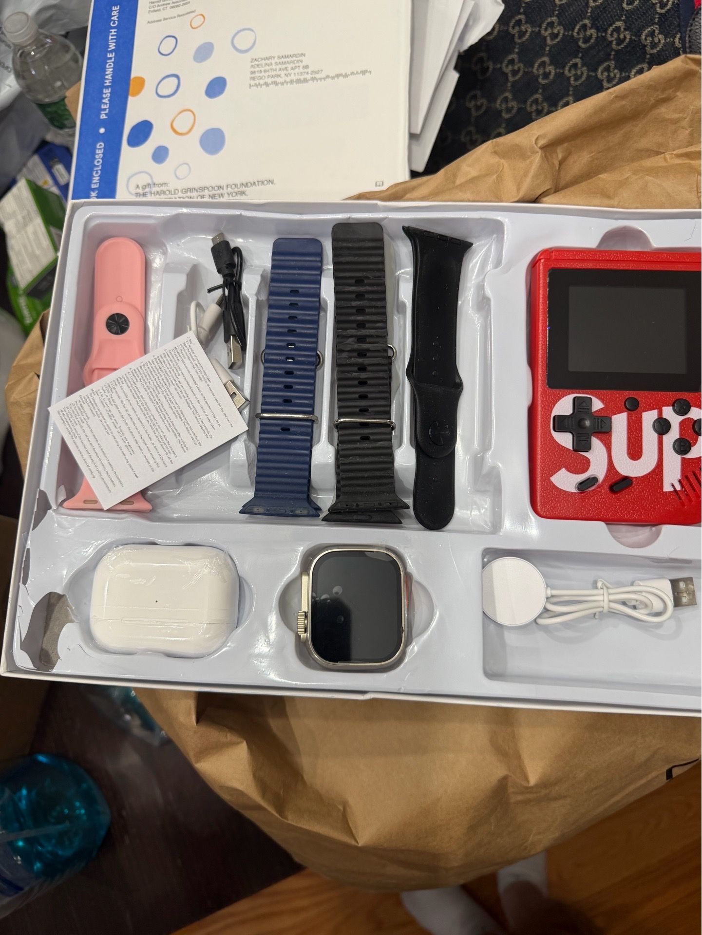 Ultra 9 Pro 2 Bundle with Smartwatch, Airbuds, Gaming Set - photo 2
