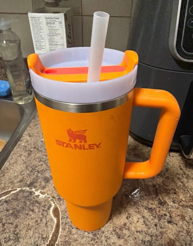 Goldenrod Coral STANLEY Quencher H2.0 Tumbler