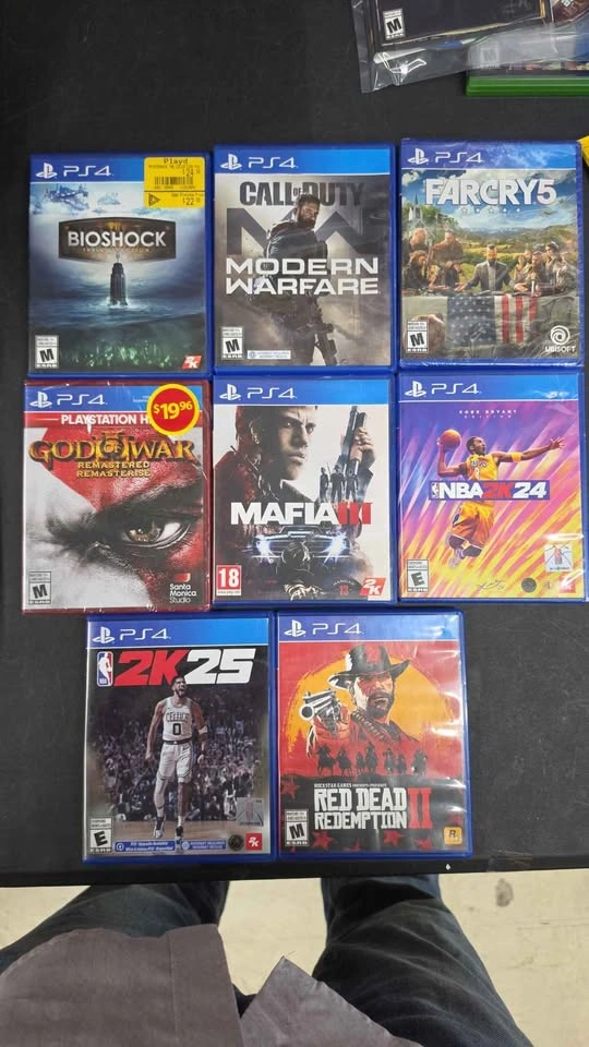 PS4 Games Lot - Far Cry 5, God of War, Red Dead Redemption II - photo 2