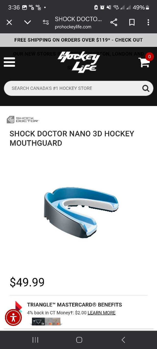 SHOCK DOCTOR NANO 3D HOCKEY MOUTHGUARD - photo 2