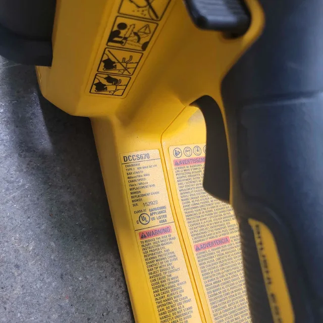 DEWALT 60V MAX FLEXVOLT 16-inch Cordless Chainsaw image indicator(2)