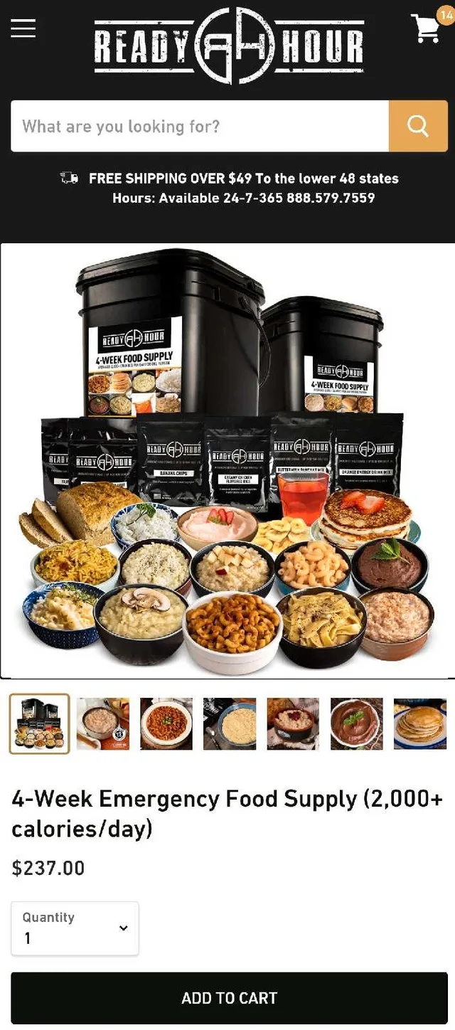 4-Week Emergency Food Supply image indicator(2)