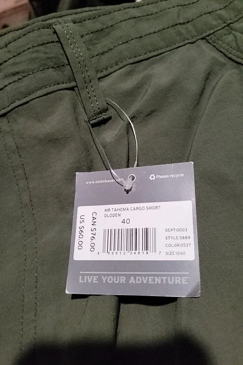 Eddie Bauer Mens size 40 shorts image indicator(2)