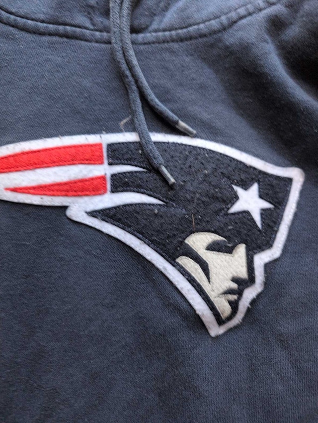 NFL New England Patriots Hoodie Medium Blue - photo 2
