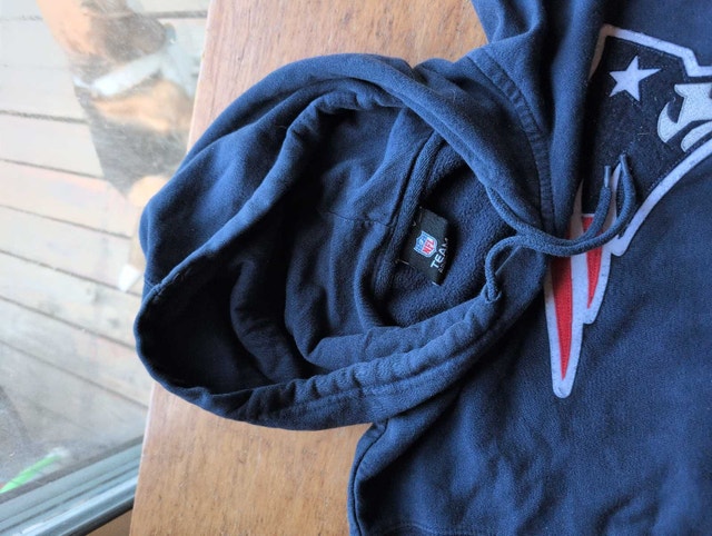 NFL New England Patriots Hoodie Medium Blue - photo 3