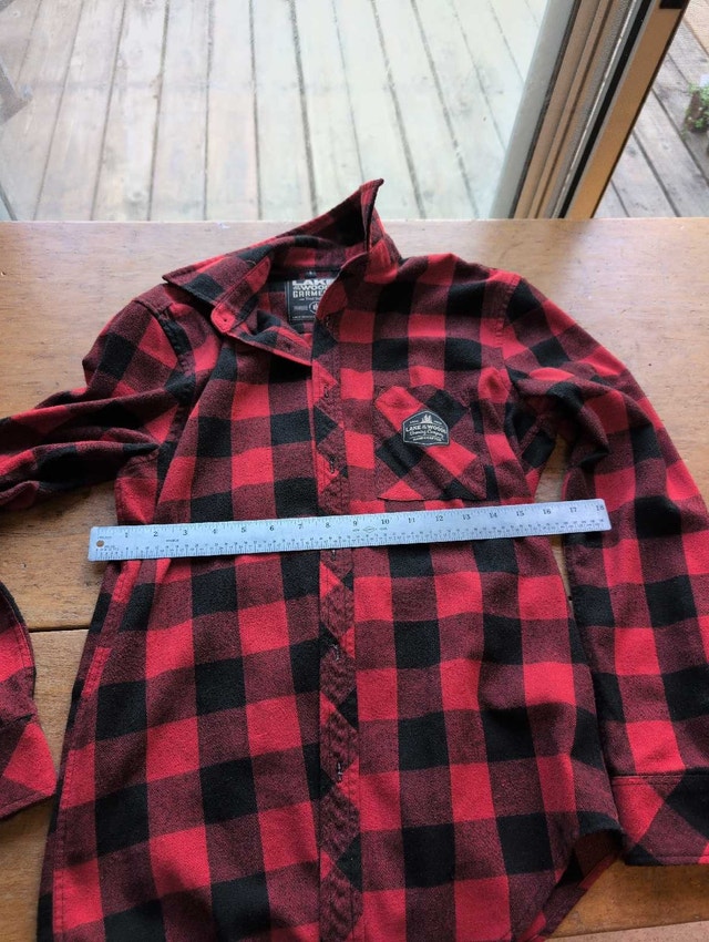 Lake of the Woods Garments Flannel Shirt Adult Small