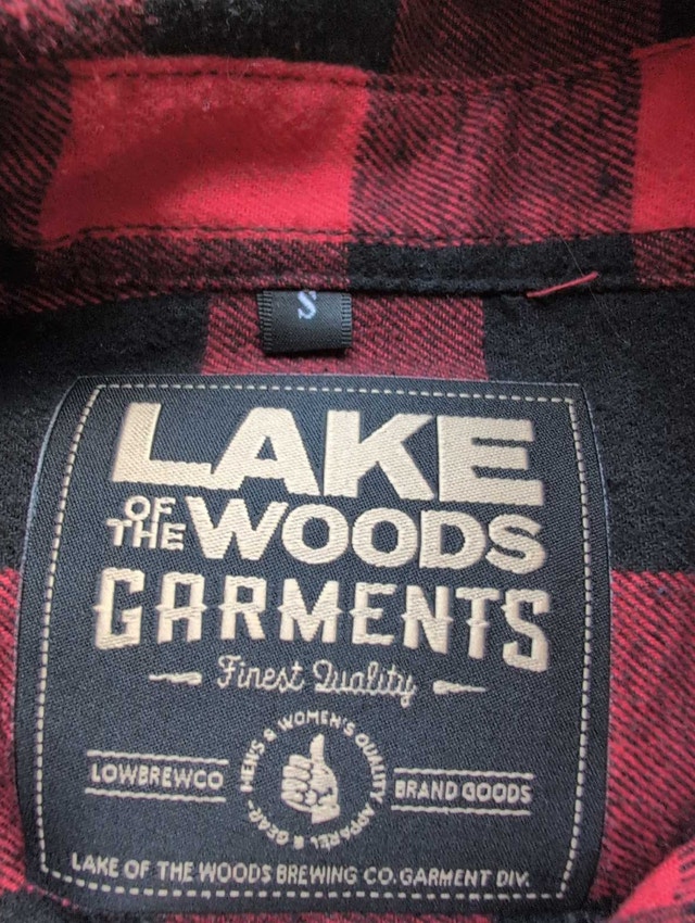 Lake of the Woods Garments Flannel Shirt Adult Small - photo 2