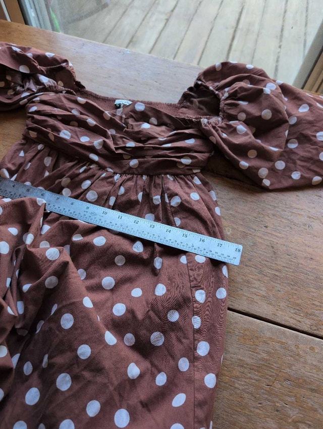Abercrombie & Fitch Polka Dot Dress Small - photo 3