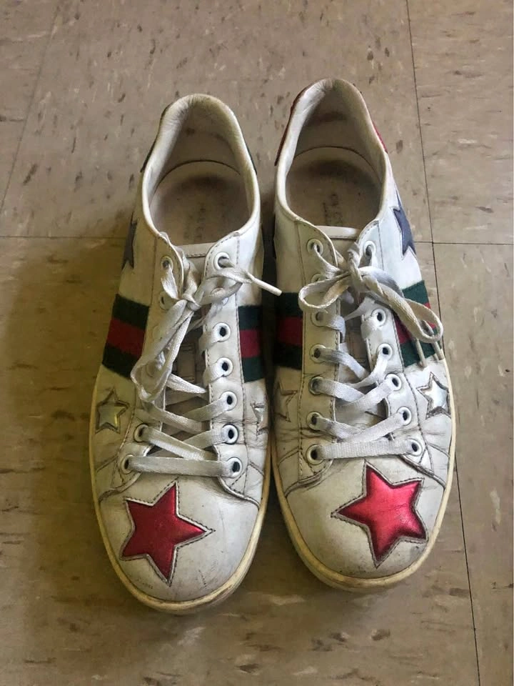 Gucci Ace Sneakers with Stars