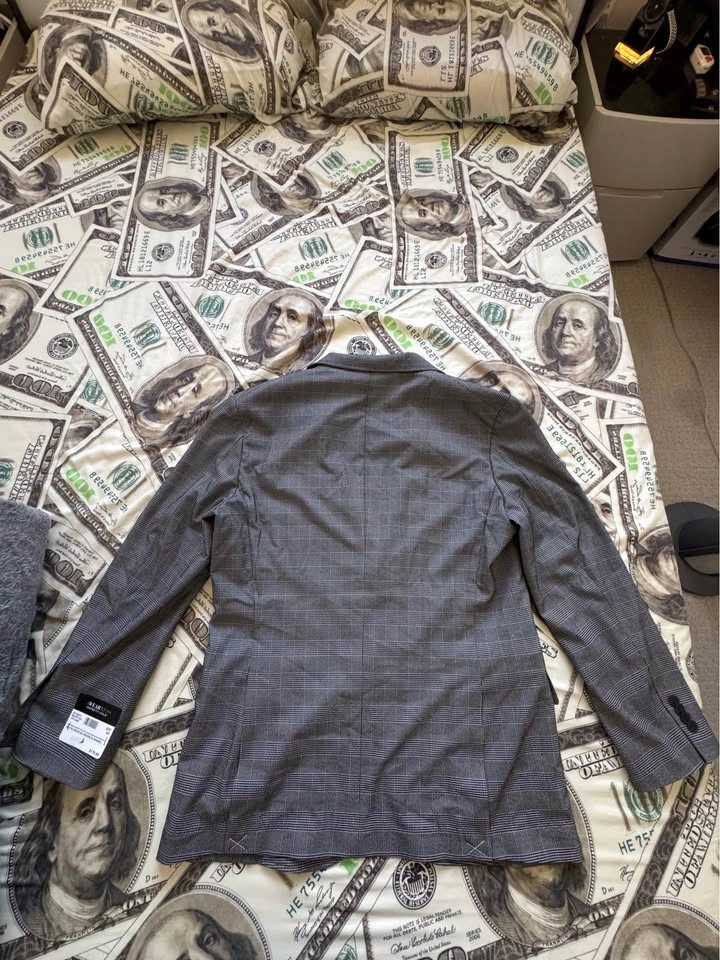 Kenneth Cole Sports Coat - Grey Checks - Size 42R - Brand New Wi - photo 5