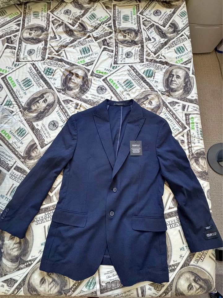 Kenneth Cole Sports Coat - Blue - Size 42R - Brand New With Tags