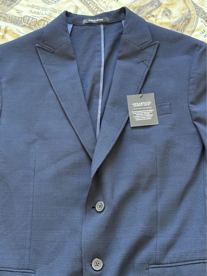 Kenneth Cole Sports Coat - Blue - Size 42R - Brand New With Tags - photo 3
