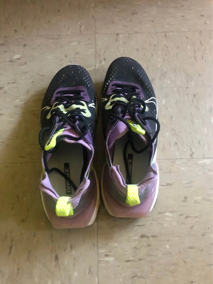 Nike D/MS/X React Vision Black Purple Neon Green Sneakers - photo 3