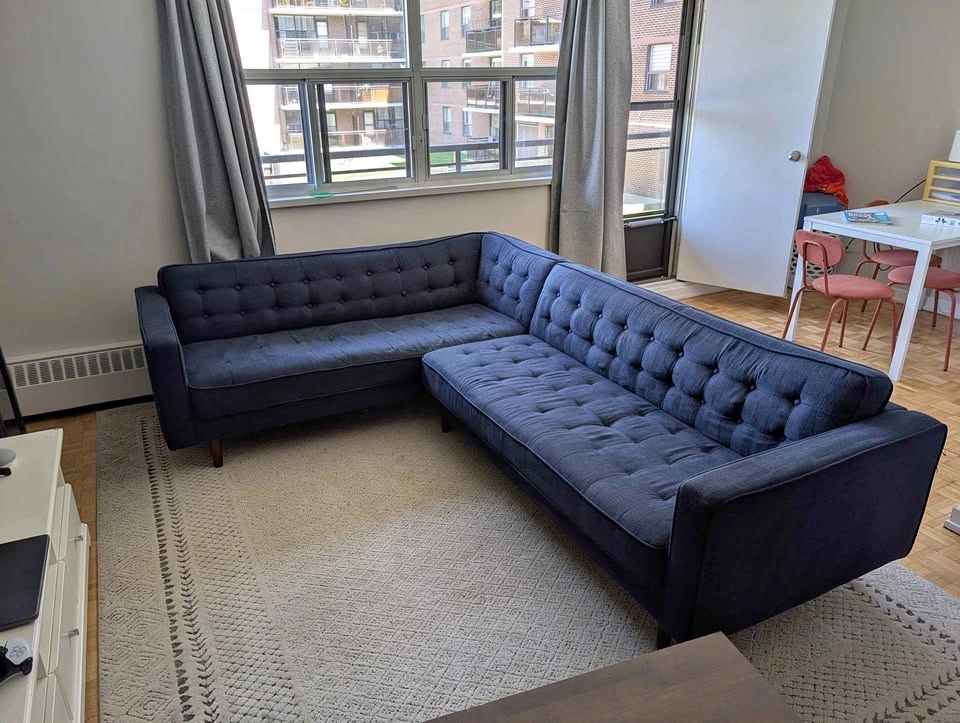 Navy Blue Sectional Couch