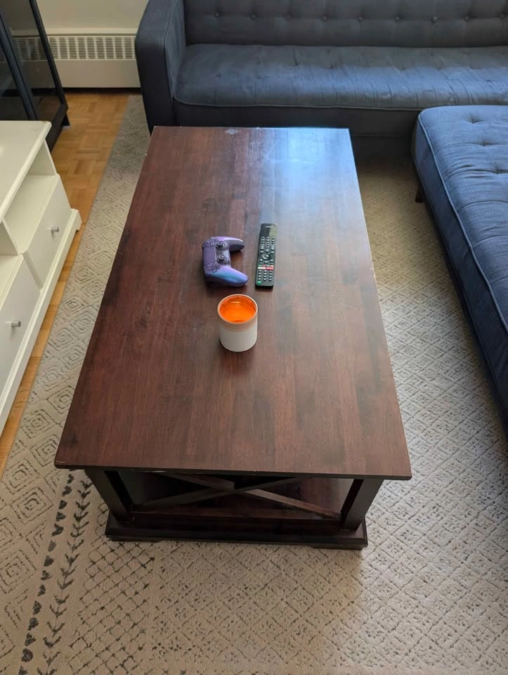 Solid wood coffee table - photo 3