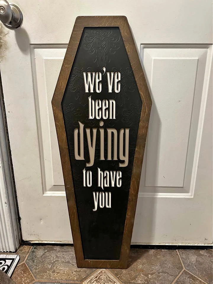 Disney Haunted Mansion Sign