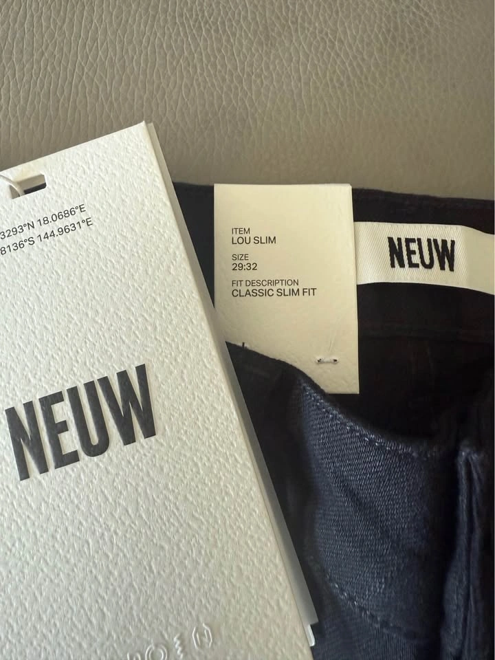 NEUW Denim Lou Slim Forever Black Jeans (Brand New) - photo 2