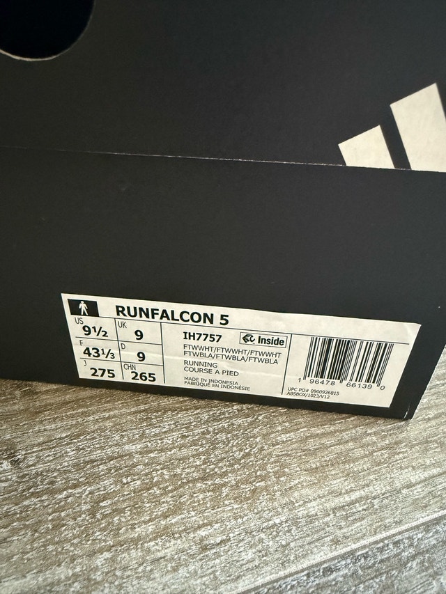 Brand new adidas cloud foam men’s running shoes size 9.5 - photo 5
