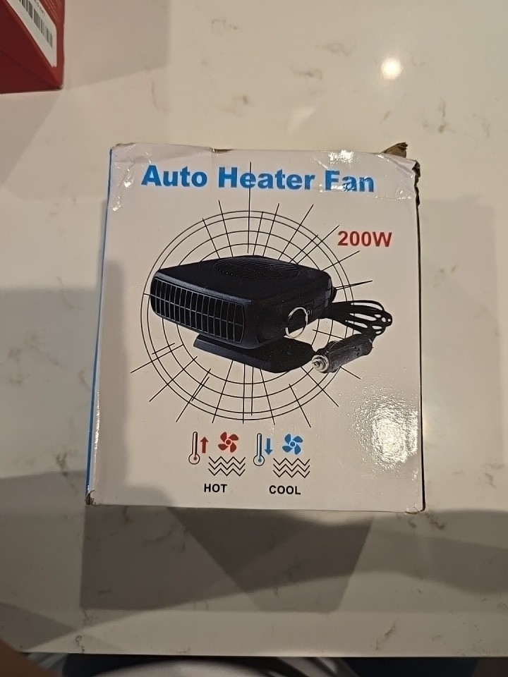 Auto Heater 200W Portable Heater Heating & Cooling Fan for Car T