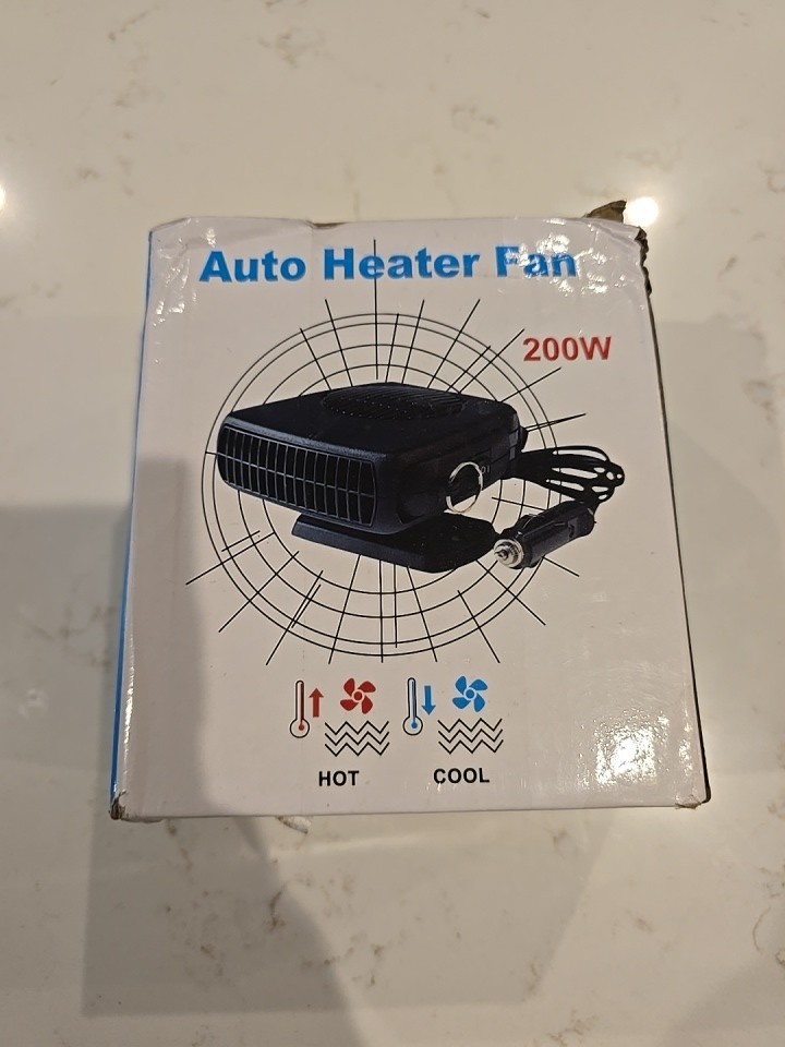 Auto Heater 200W Portable Heater Heating & Cooling Fan for Car T - photo 2