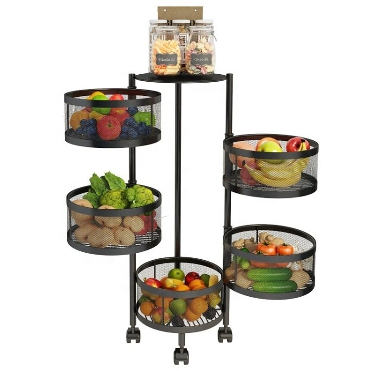 Rotating Storage Rack - Multi-Layer Kitchen Organizer - photo 2