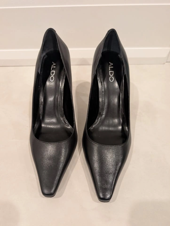 Aldo Malas 38B Women's Pointed Toe Heels Black Pump - photo 2