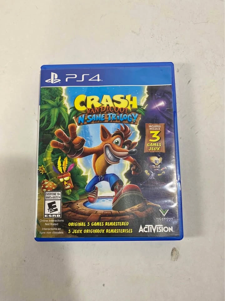 PS4 Crash Bandicoot N-Sane Trilogy
