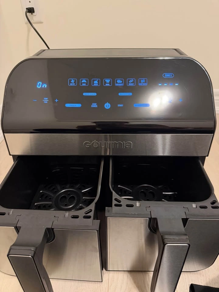 Gourmia 10-Quart Dual Basket Digital Air Fryer - photo 2