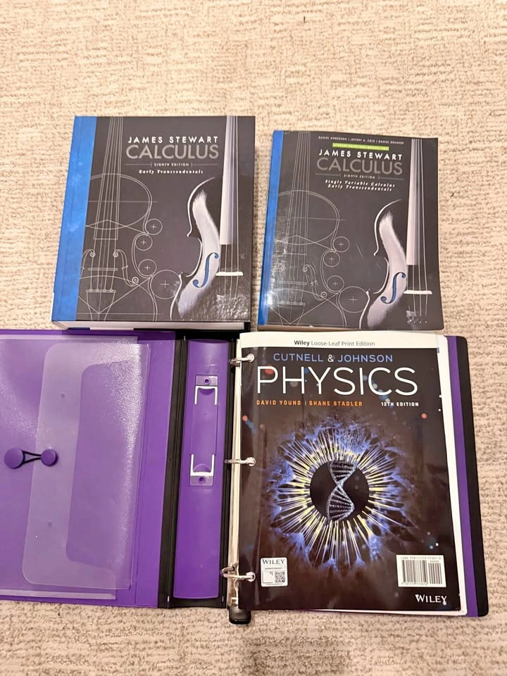 College Textbooks: Calculus & Physics