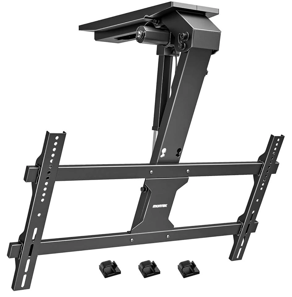 monTEK Motorized Ceiling TV Mount for 43-86 Inch TVs