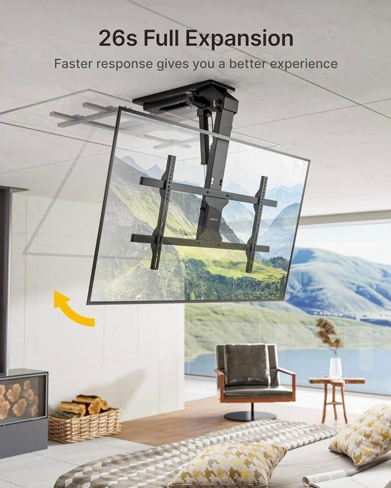 monTEK Motorized Ceiling TV Mount for 43-86 Inch TVs - photo 3
