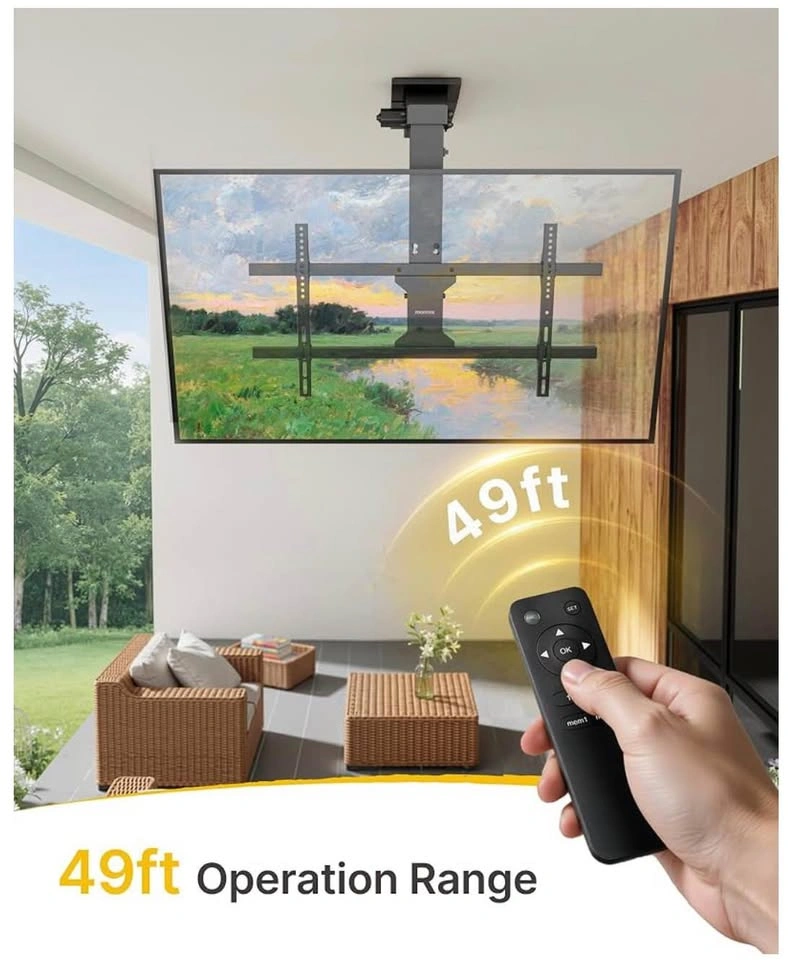 monTEK Motorized Ceiling TV Mount for 43-86 Inch TVs - photo 5
