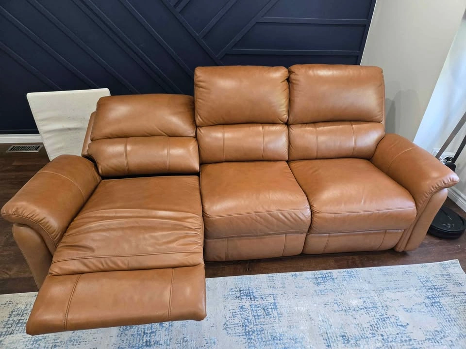 Carmax Genuine Leather 3-Seater Power Sofa - photo 2