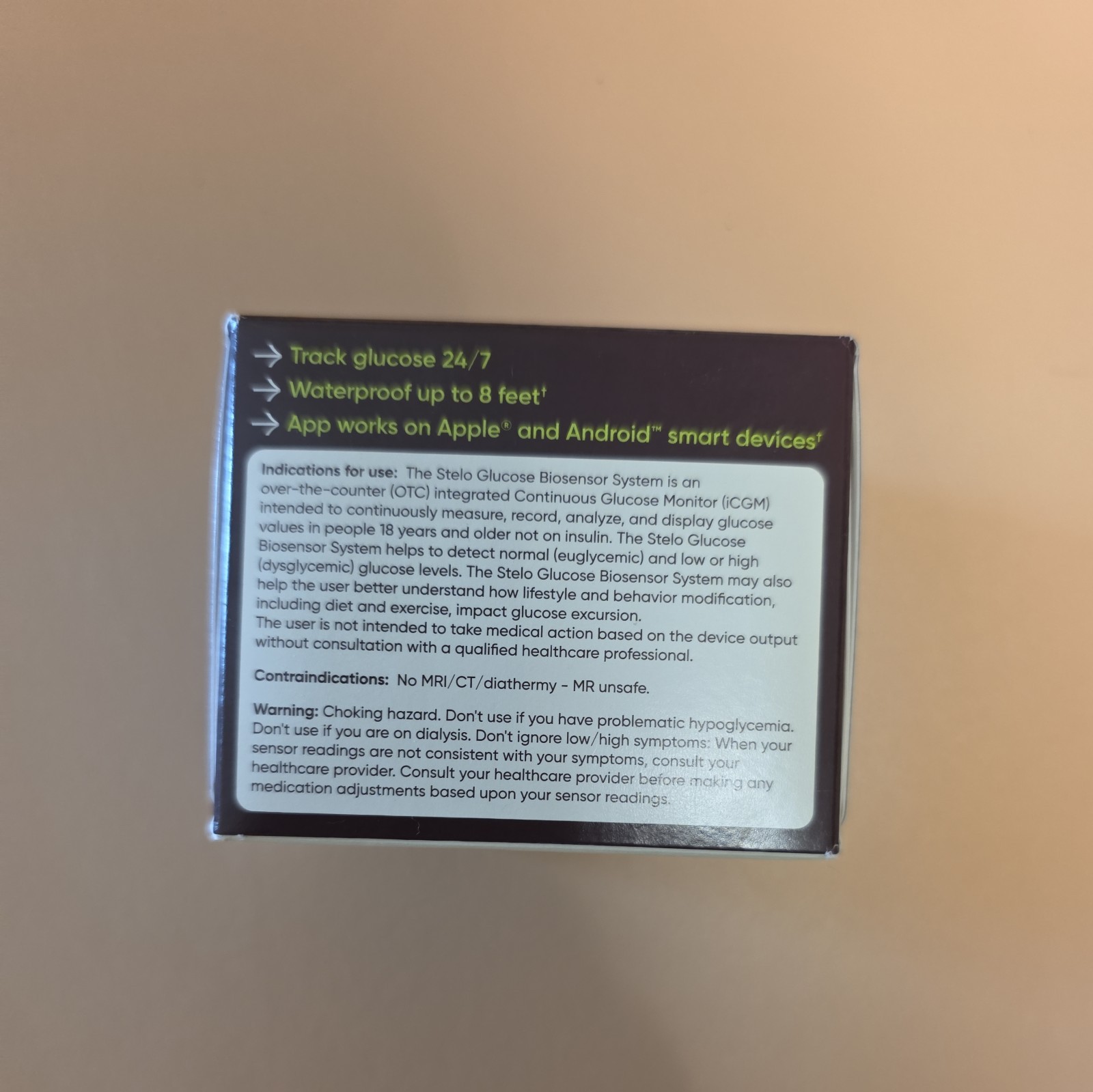 Stelo Glucose Biosensor Kit (1 Pack Sensor) - New/Sealed! - photo 3